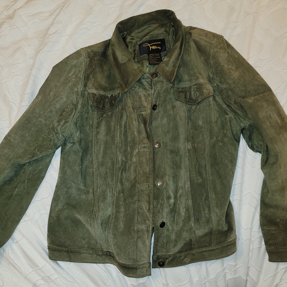 Fabio Jackets & Blazers - Vintage 100% suede leather jacket